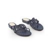 Chanel Sandals Navy Size 36 For Discount