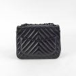 Chanel Mini Square Chevron So Black Sale