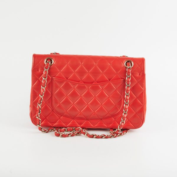 Chanel Medium Large Classic Double Flap Red Cheap