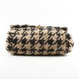 Chanel 19 Maxi Tweed Bag Beige Black 28 Series For Discount