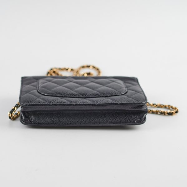 Chanel Wallet on Chain WOC Caviar Black Online now