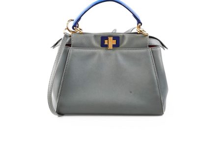 Fendi Mini Peekaboo Blue Grey Online Sale