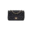 Chanel Mini Rectangle Lambskin Black Microchip For Cheap