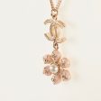 Chanel Drop Flower Necklace Costume Jewellery Fashion