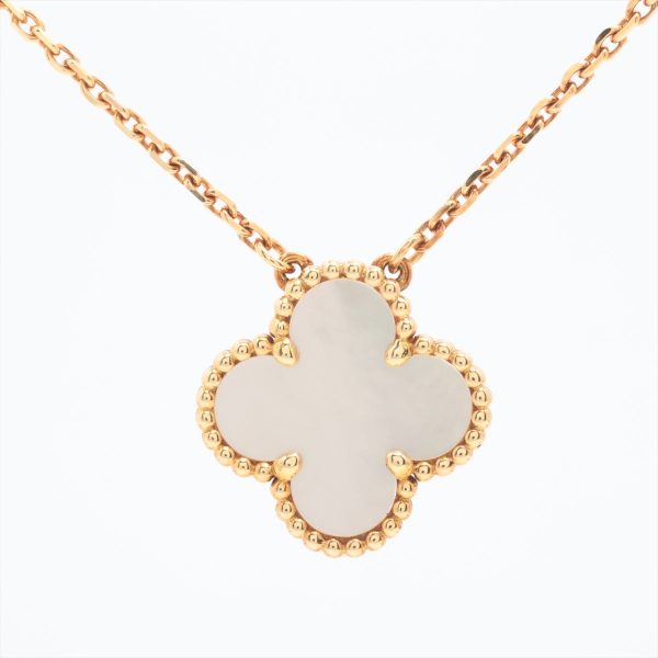 Van Cleef & Arpels Vintage Alhambra MOP Mother Of Pearl Necklace Sale