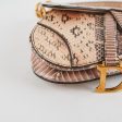 Christina Dior Mini Saddle Snake Skin Online now