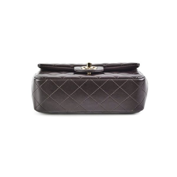 Chanel Mini Rectangular Dark Chocolate Microchip HOLD Sale