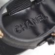 Chanel Chain Sandals Black Size 36 on Sale