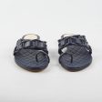 Chanel Sandals Navy Size 36 For Discount