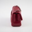 Chanel Classic Flap Square Caviar Mini Red Crossbody - Series 24 Discount