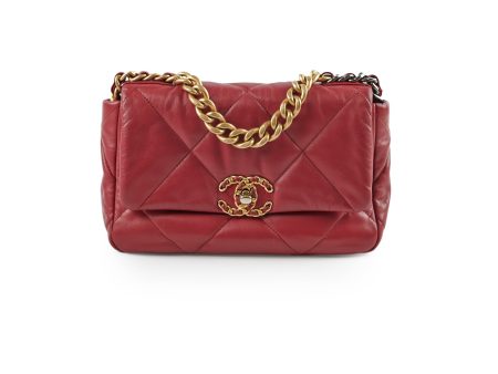 Chanel Small 19 Burgundy 28 Series Cheap