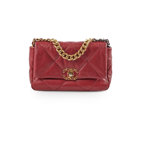 Chanel Small 19 Burgundy 28 Series Cheap