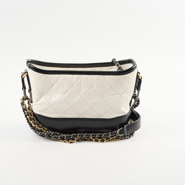 Chanel Gabrielle Small White Calfskin -Series 25 Hot on Sale