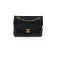 Chanel Seasonal Flap Chevron Black Shoulder Bag- Series 25 Hot on Sale