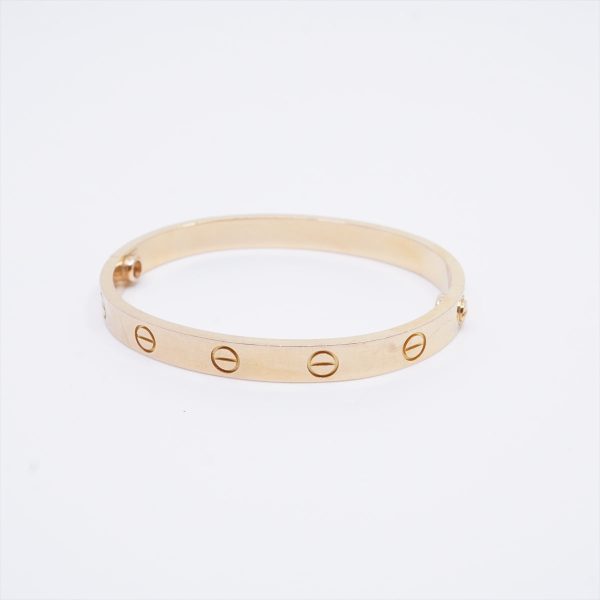 Cartier Love Size 16 Yellow Gold Bracelet For Cheap