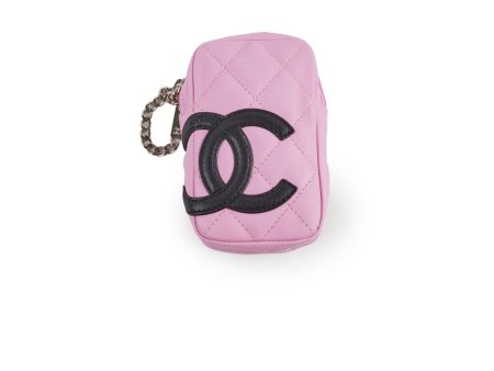 Chanel Zip Pouch Lambskin Pink Online Hot Sale