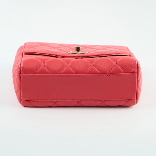 Chanel Mido Bicolore Chain Seasonal Flap Red 31 series Online