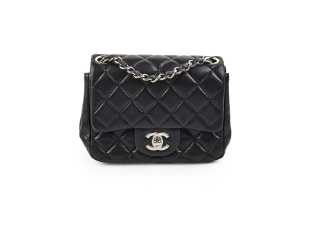 Chanel Classic Flap Square Lambskin Black Mini - Series 20 Online