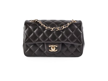 Chanel Mini Rectangular Dark Chocolate Microchip HOLD Sale