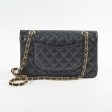 Chanel Medium Large Double Classic Flap Caviar Black 31 Series Online now