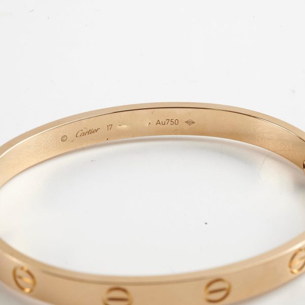 Cartier Love Cartier Size 17 Yellow Gold 2020 Cheap