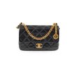 Chanel Seasonal Flap Black Microchip on Sale