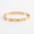 Cartier Love Bracelet Size 17 Pink Gold For Sale