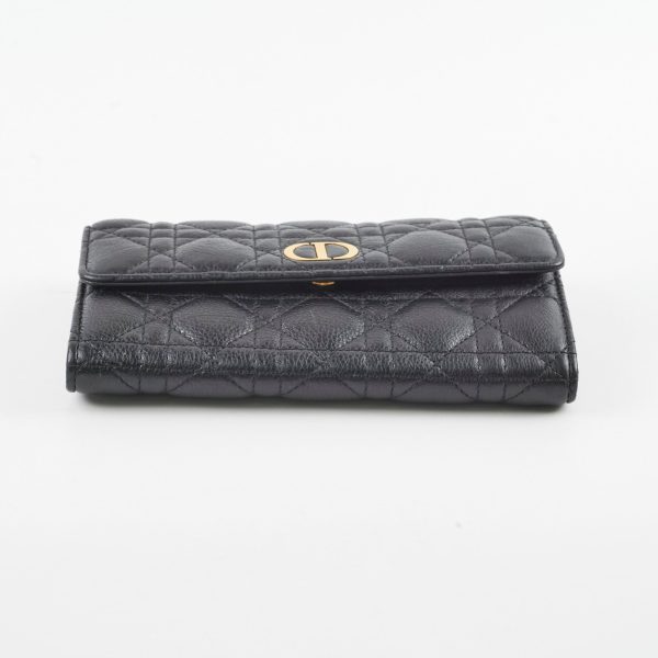 Christian Dior Caro Orchid Long Wallet Online Sale