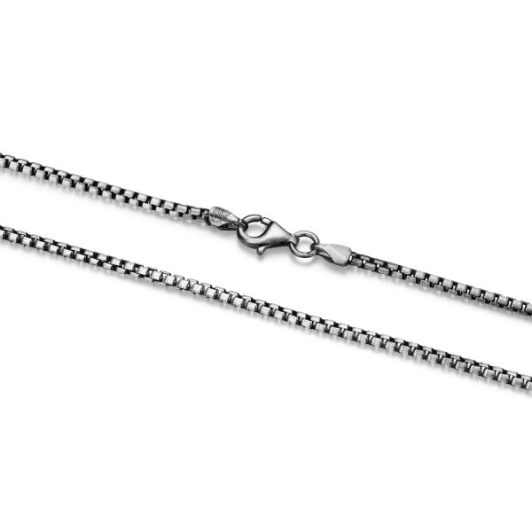 ETHOS BRUSHED GUN METAL 040 ROUND BOX CHAIN 20  Online now