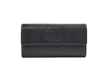 Chanel Long Wallet Black 18 Series Fashion