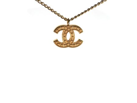 Chanel CC Logo Gold Necklace Costume Jewellery Cheap