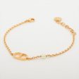 Christian Dior Petit CD Gold Pearl Bracelet Costume Jewellery Fashion