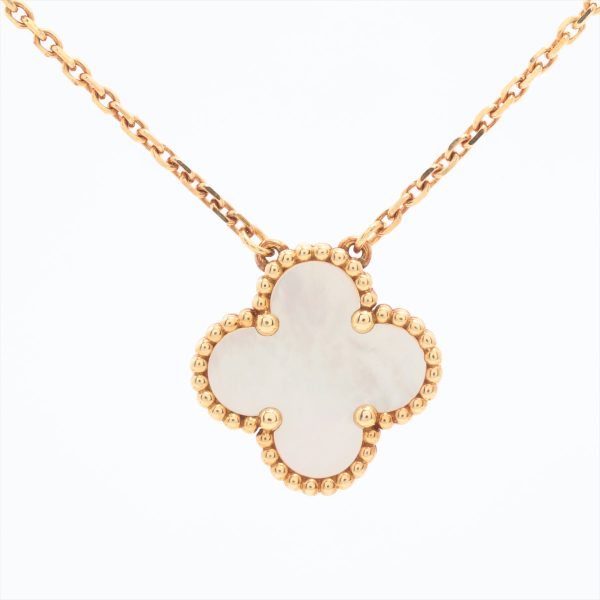 Van Cleef & Arpels Vintage Alhambra MOP Mother Of Pearl Necklace Sale