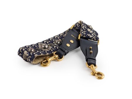 Christian Dior Oblique Navy Guitar Strap Supply