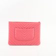 Chanel O Case Medium Chevron Pink Lambskin - Series 24 For Cheap