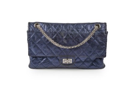 Chanel Reissue 226 Metallic Blue - Series 12 For Cheap