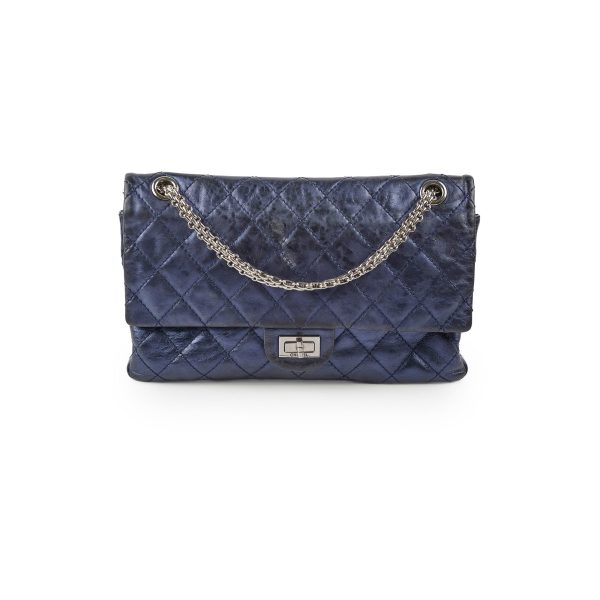 Chanel Reissue 226 Metallic Blue - Series 12 For Cheap