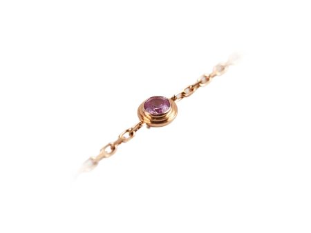 Cartier Pink Gold Sapphire Bracelet Cheap