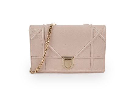 Christian Dior Diorama Wallet On Chain Pink For Sale