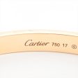 Cartier Love Rose Pink Gold Bracelet Size 17 Hot on Sale