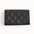 Chanel Flap Black Caviar Wallet - Microchipped Supply