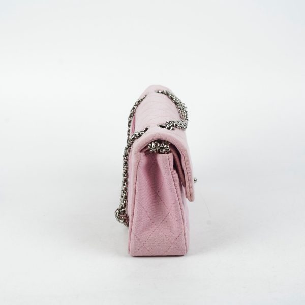 Chanel Classic Flap Small Pink Fabric - Series 6 Online now