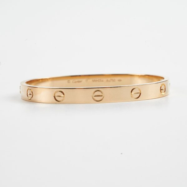 Cartier Love Bracelet Size 17 Yellow Gold 2021 Hot on Sale