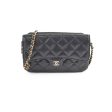 Chanel Double Side Phone Holder Caviar Cossbody Bag Black Microchipped Cheap