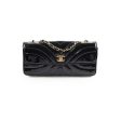 Chanel East West Black Chevron Patent Bag- Series 8 For Sale