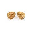 Chanel CC Triangle Clip-on Earrings For Discount