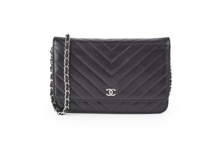 Chanel Wallet On Chain WOC Calfskin Black For Discount