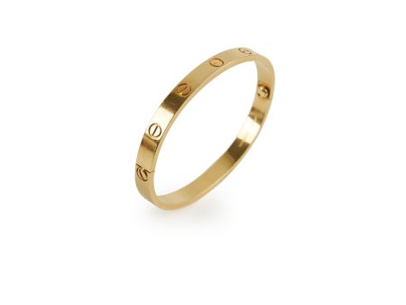 Cartier Love Bracelet Yellow Gold Size 17 2021 on Sale