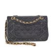 Chanel Vintage Classic Flap Lambskin Black - Series 1 Supply