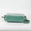 Chanel Medium Gabrielle Green Tweed PVC- Series 25 Online Hot Sale